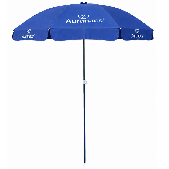 AURANACS® Sonnenschirm | Dunkelblauer Strand- &amp; Gartenschirm Ø 180 cm | Robustes 210D Oxford-Polyester | Mit Tragetasche