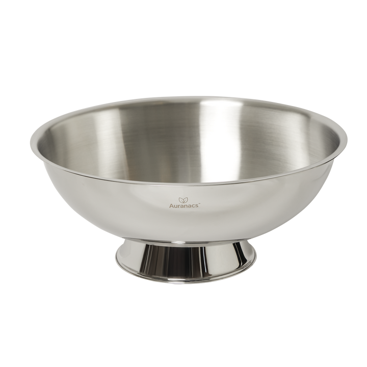 AURANACS® Maximus | Imperial stainless steel XXL bowl | Mirror-polished drinks cooler bowl | Gigantic Ø 66 cm | For champagne, wine &amp; beer | The really big thing for barbecues, events &amp; galas