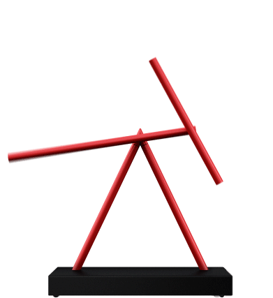 The Swinging Sticks™ Original Edition - Limited Red & Black - B-Qualität